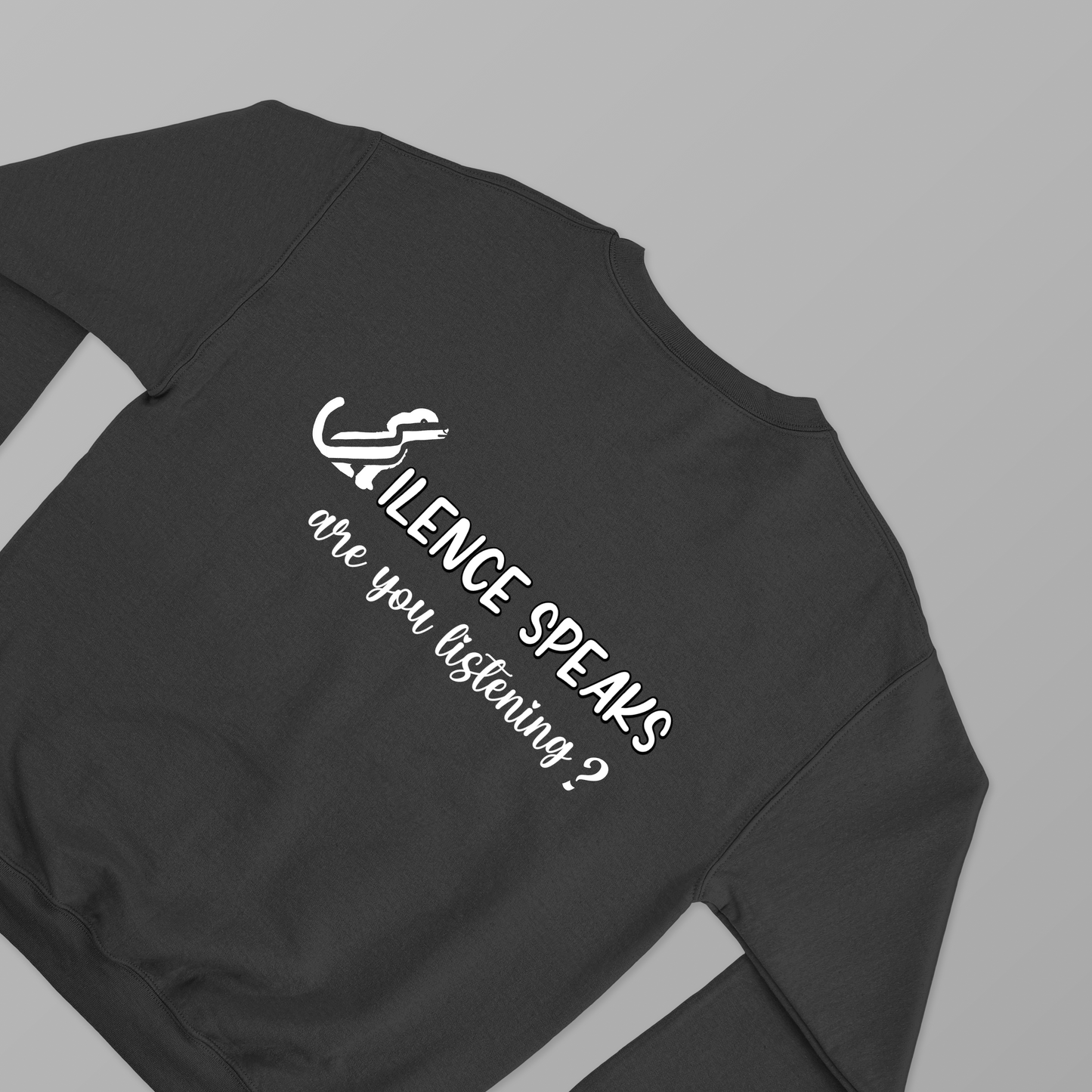 "Silence Speaks, Are you listening?" || Silence Speaks, Warmth Listens – Befurs Winter Sweatshirts Are Here