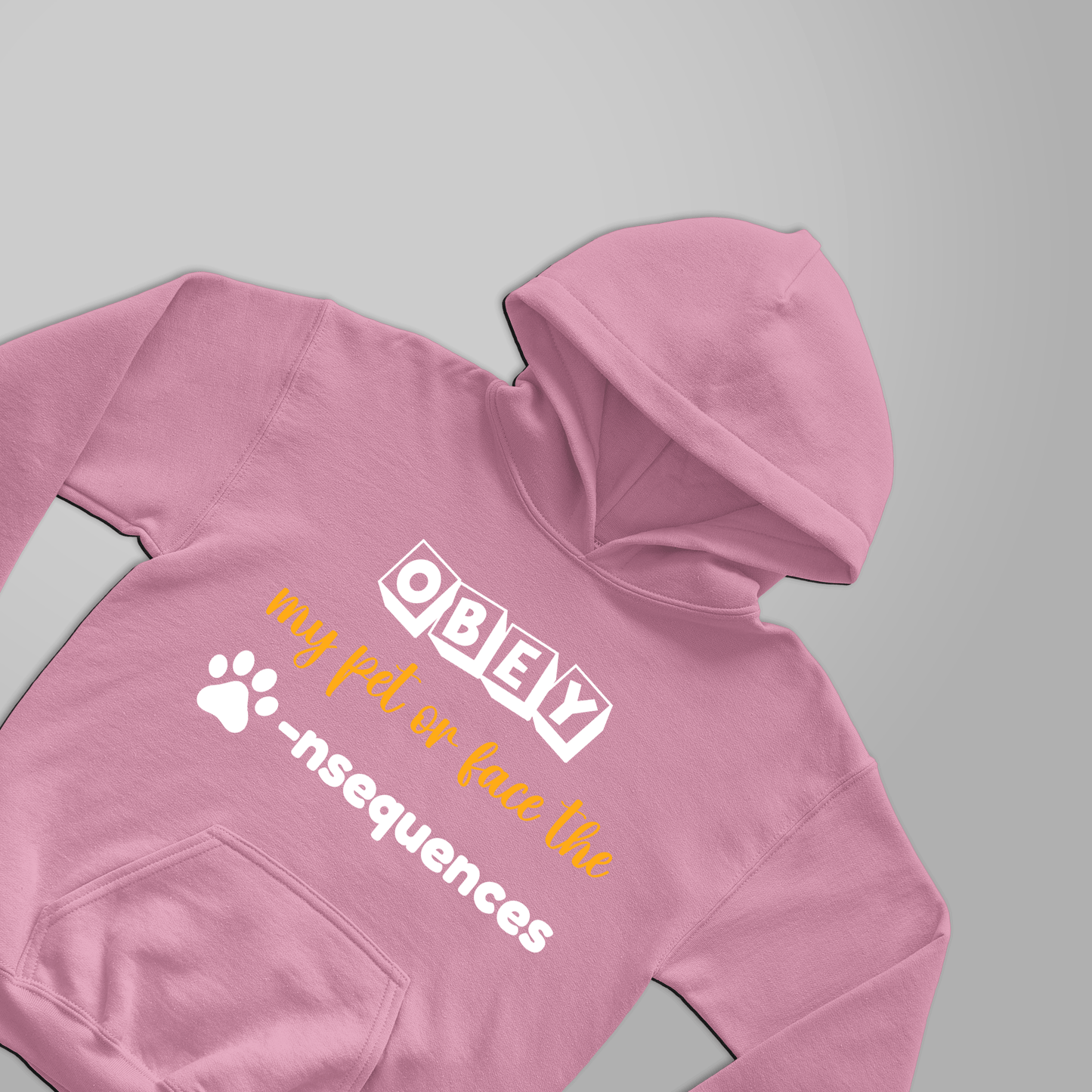 "Obey My Pet or Face the Paw-nsequences – Befurs Hoodies with a Bite!"