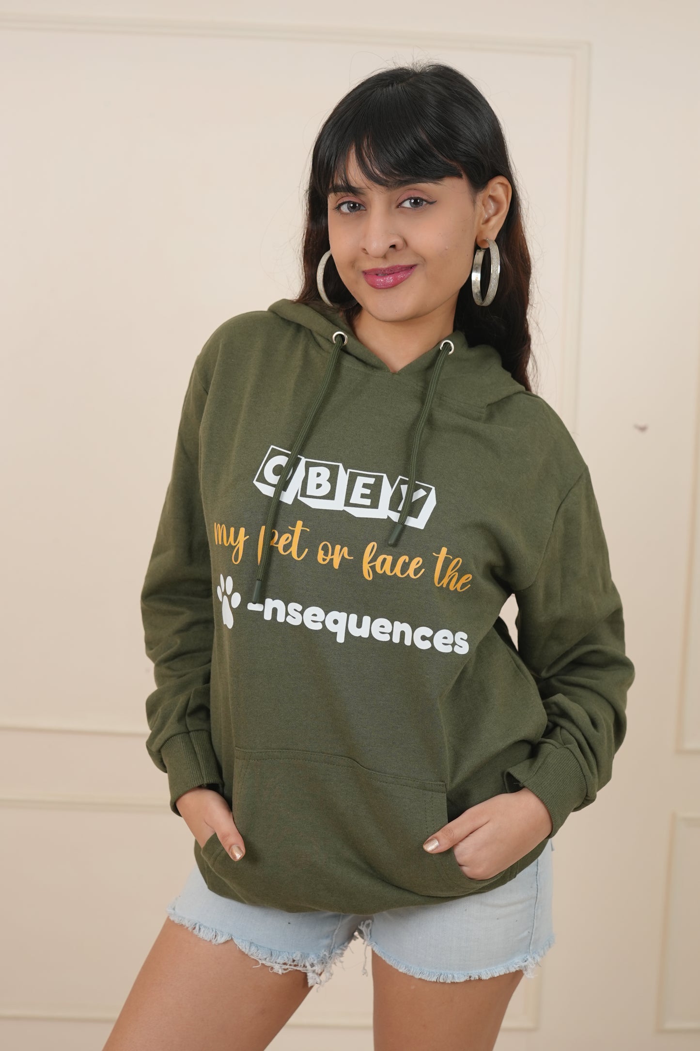 "Obey My Pet or Face the Paw-nsequences – Befurs Hoodies with a Bite!"