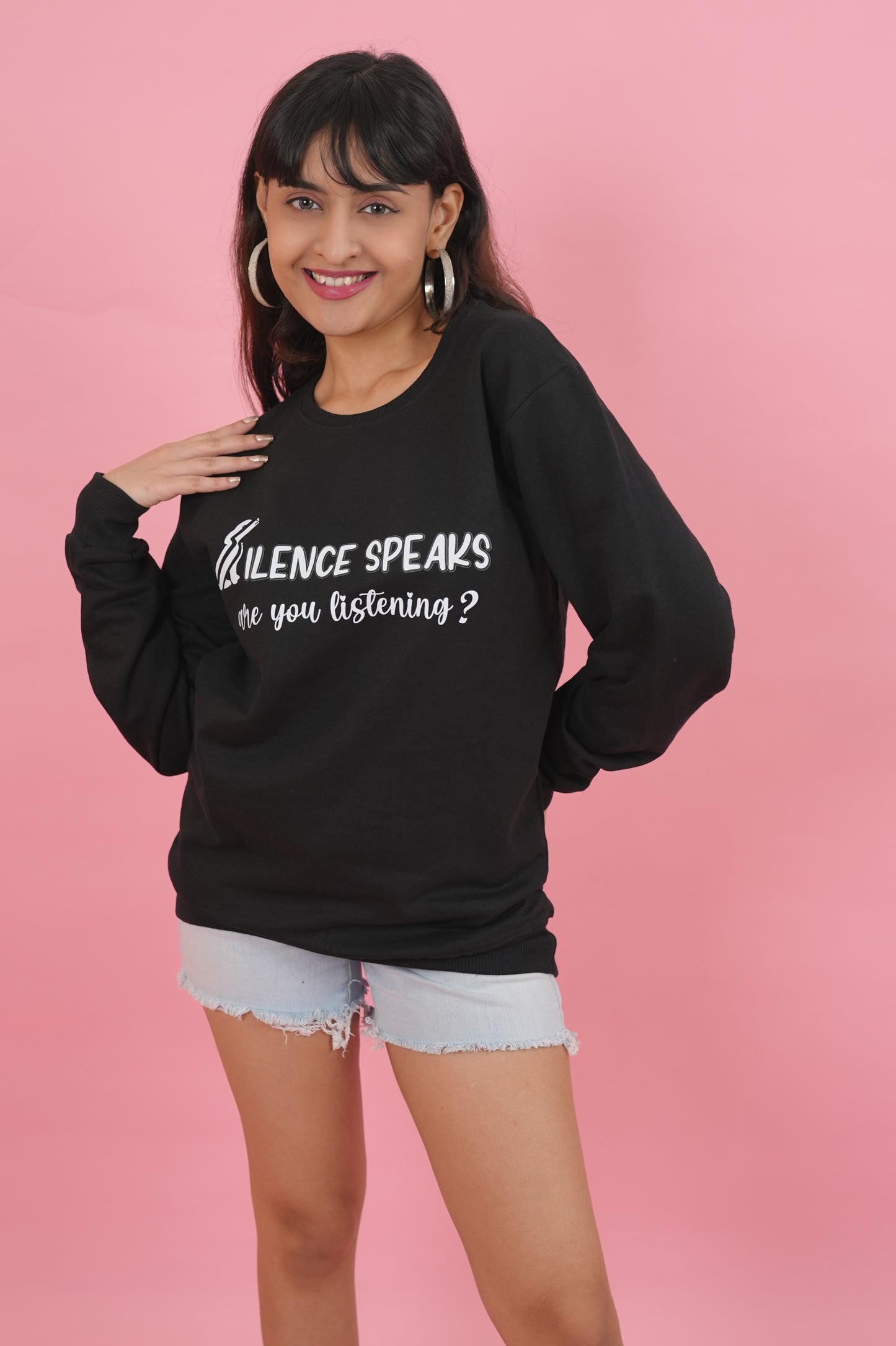 "Silence Speaks, Are you listening?" || Silence Speaks, Warmth Listens – Befurs Winter Sweatshirts Are Here