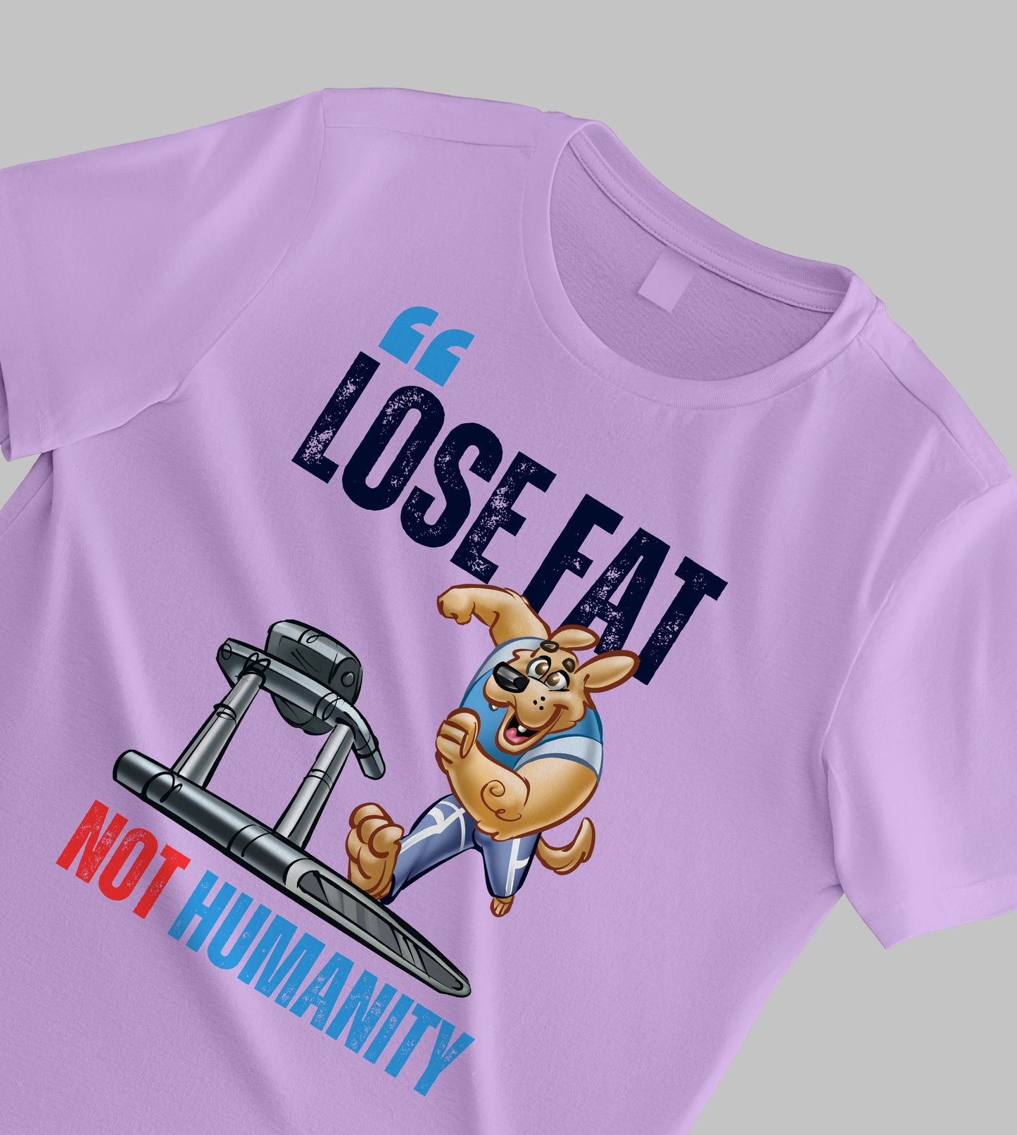 "Lose Fat, Not Humanity" – The Oversized T-Shirt That Speaks Volumes!