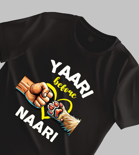 "Yaari Before Naari – Because Real Friends Always Come First"