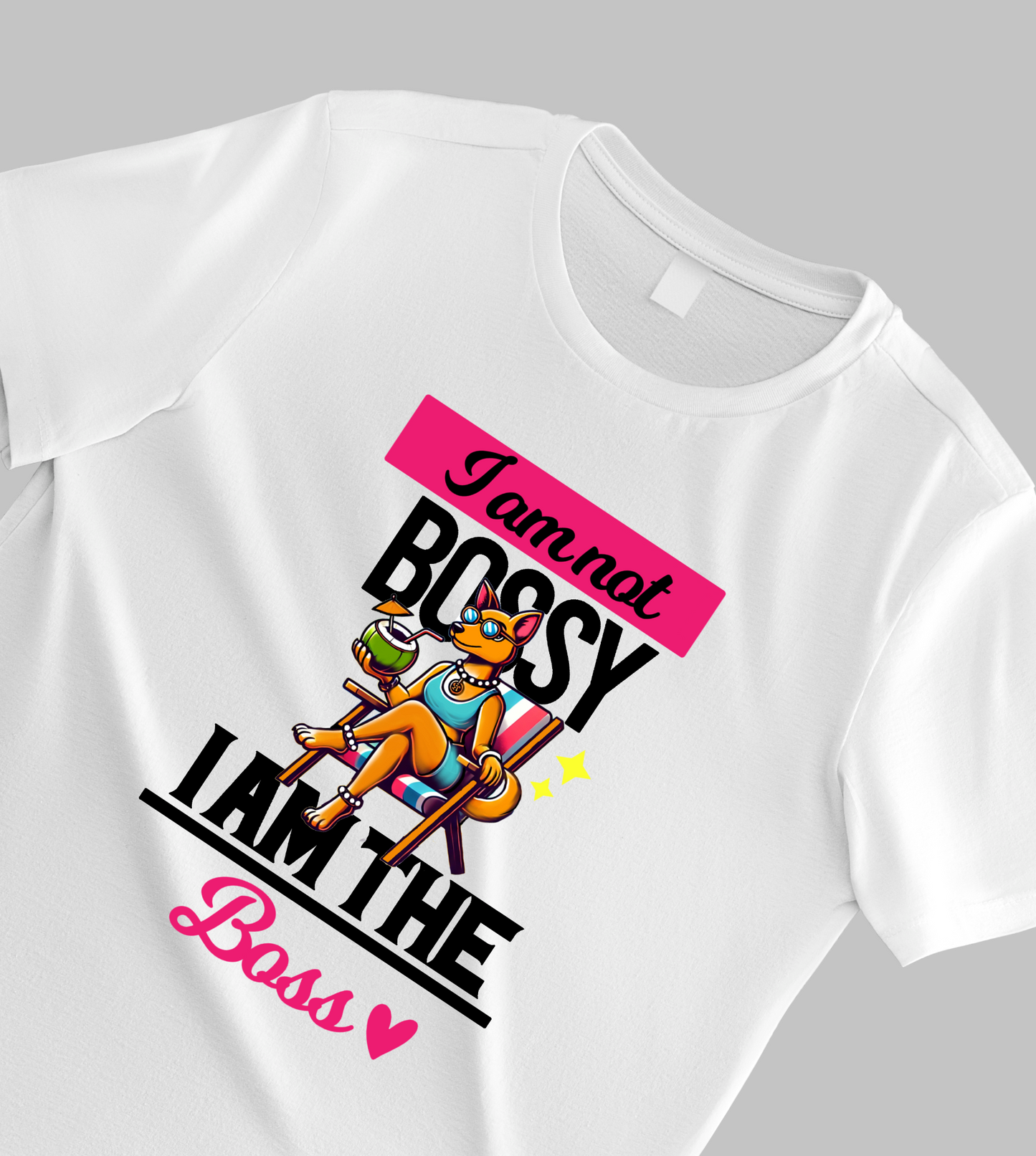 "I’m Not Bossy, I’m The Boss – Tee for the Rule-Makers, Not the Rule-Takers"